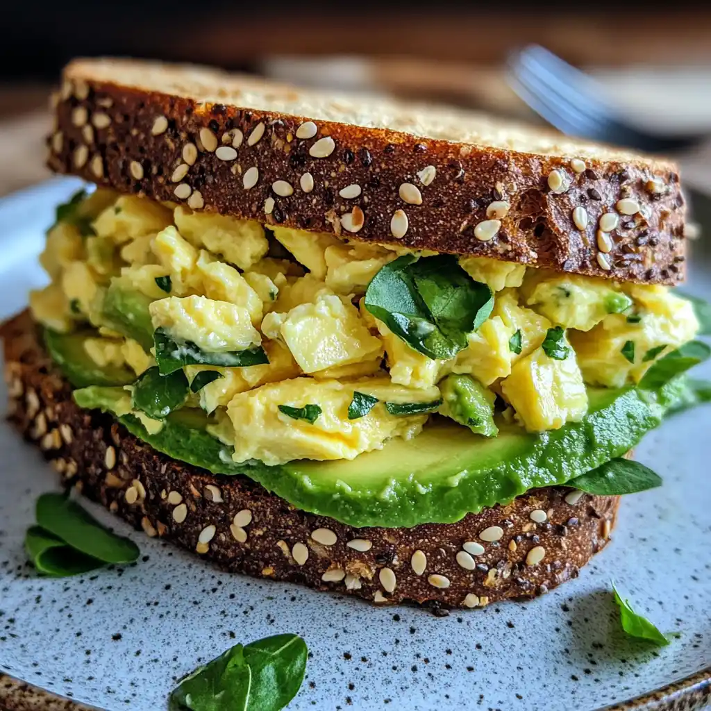 High Protein Egg Salad Sandwich Variation