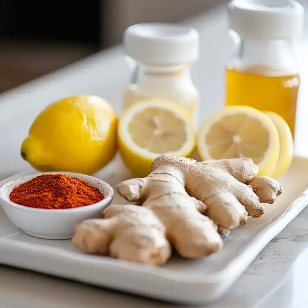 Natural Mounjaro recipe ingredients close-up