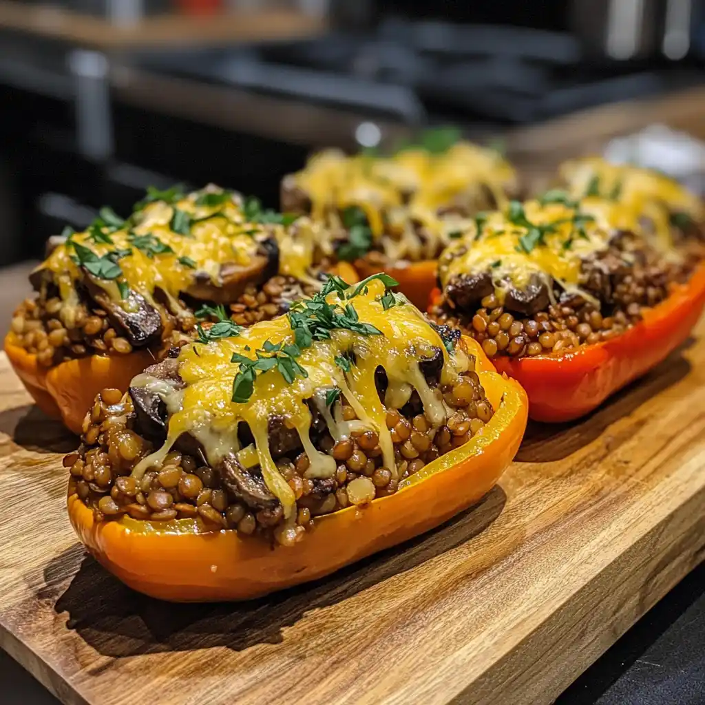 Vegan Stuffed Peppers Without Rice
