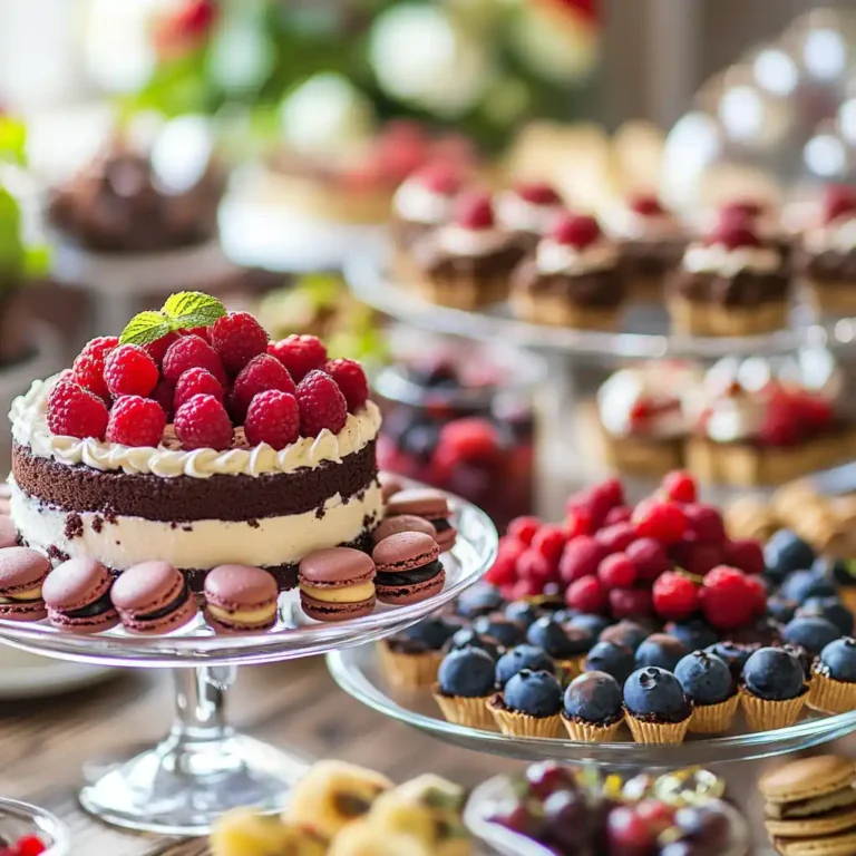 Gluten-Free Dessert Table Full of Colorful Treats