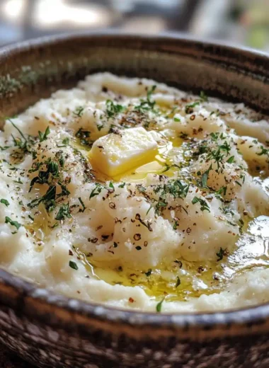 creamy-mashed-cauliflower-buttered-bowl