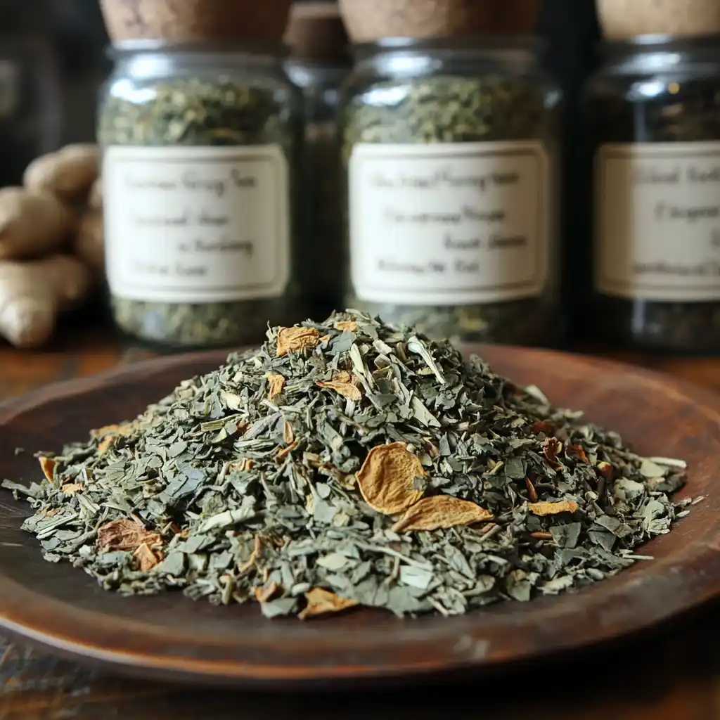 lemon balm fat-burning herbal tea blend