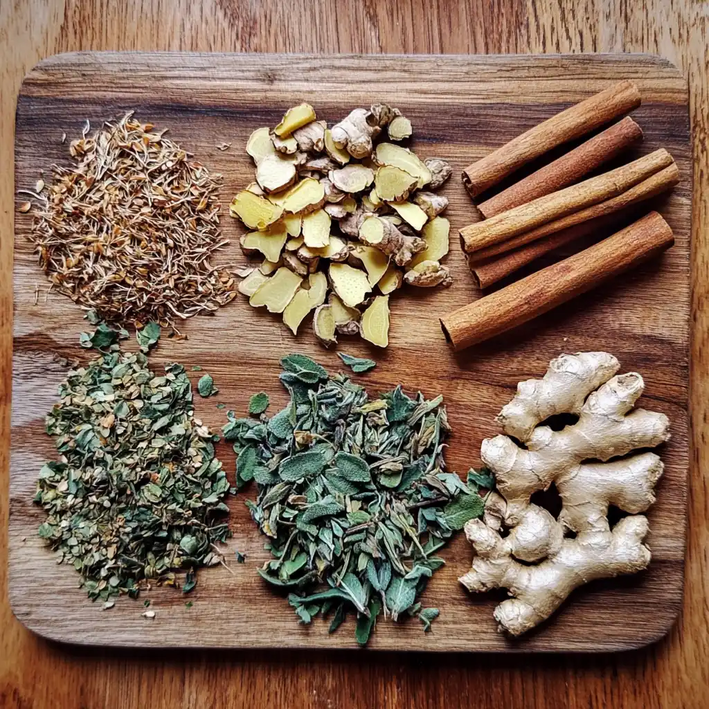 Dried herbs paired with lemon balm for effective weight loss