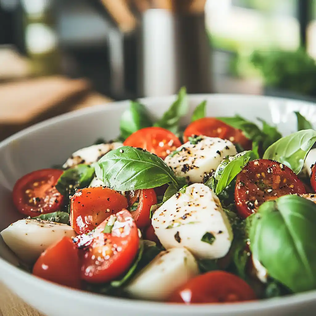 Caprese Salad nutritional facts with tomato and mozzarella