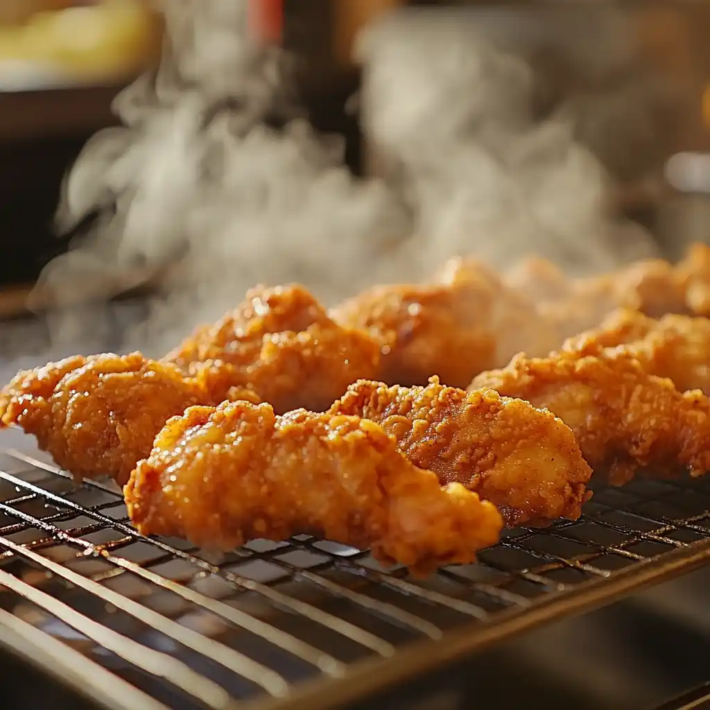 crispy chicken for bang bang chicken bowl