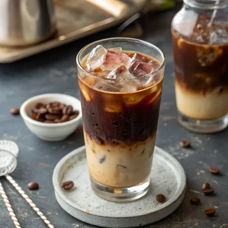 Vietnamese iced coffee with condensed milk