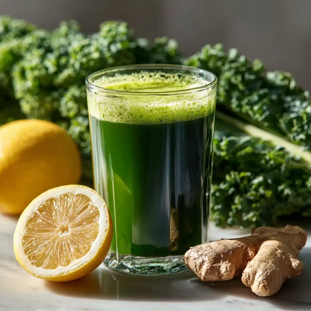 Green juice detox cleanse before and after