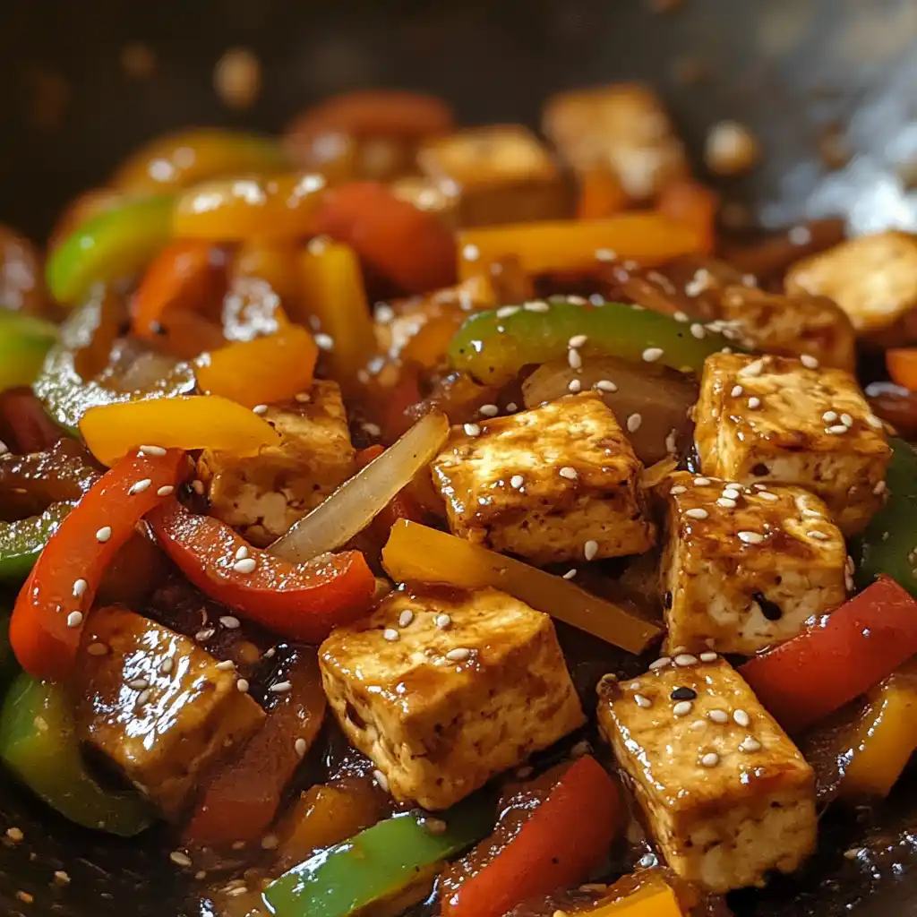 quick healthy dinner stir-fry tofu vegetables