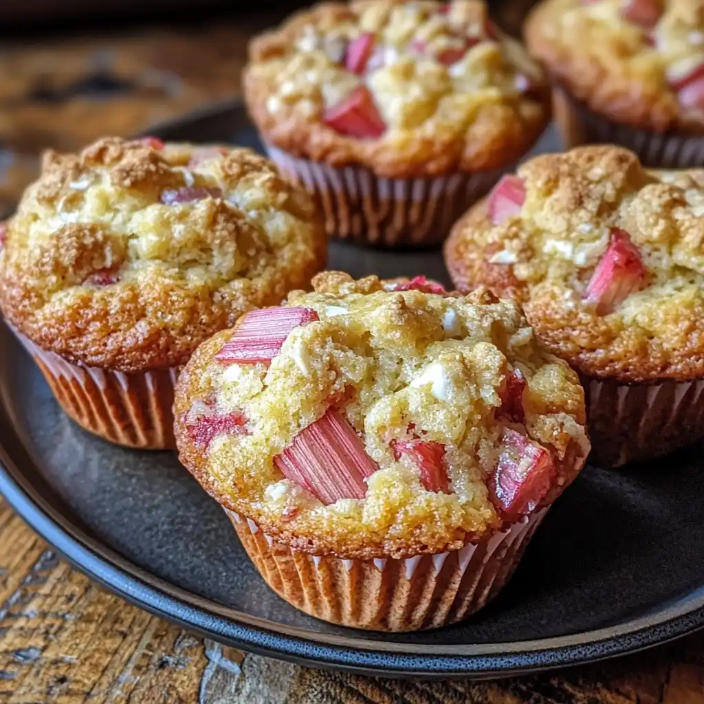 rhubarb muffins greek yogurt