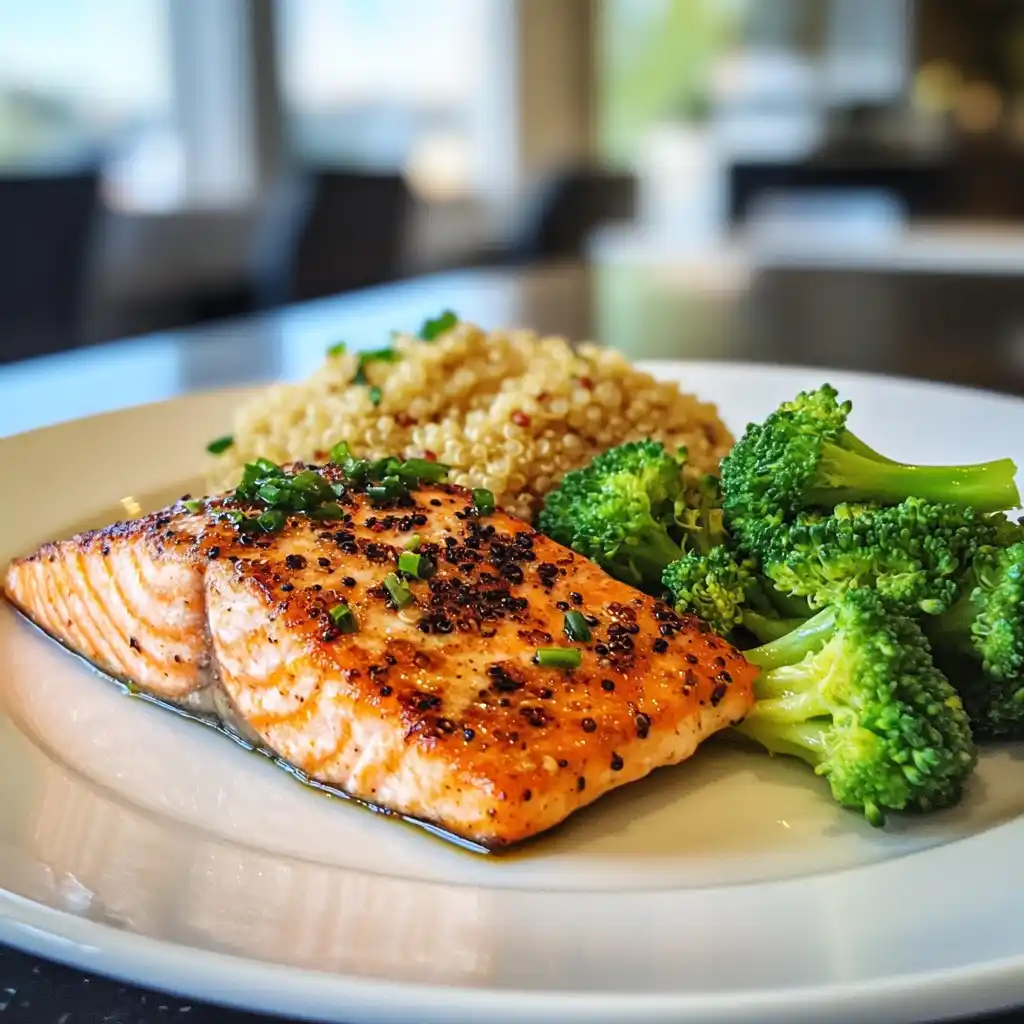 healthy dinner ideas with salmon and quinoa