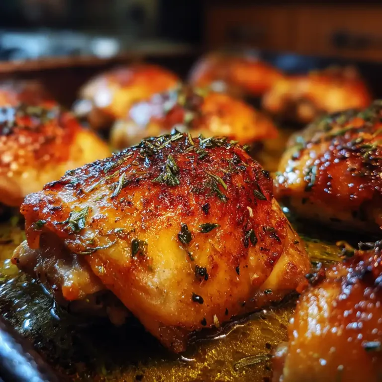 baked boneless chicken thighs on tray