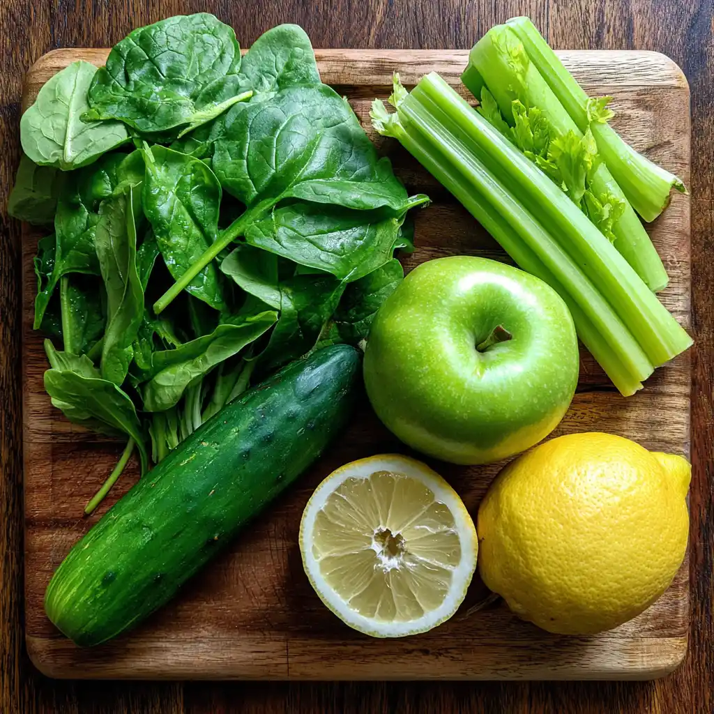 Green juice detox cleanse ingredients