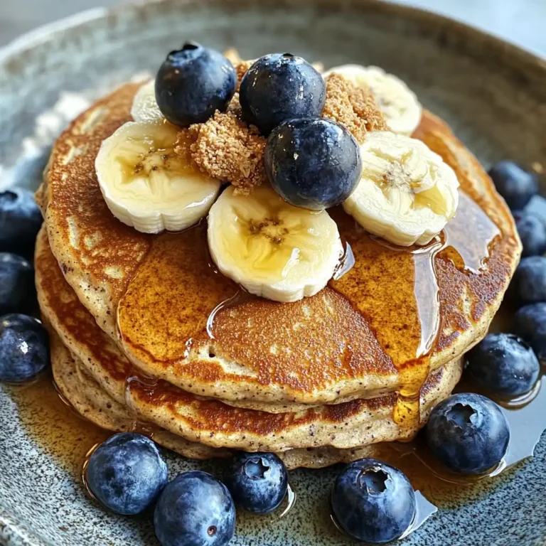 Protein pancakes recipe with banana and almond butter