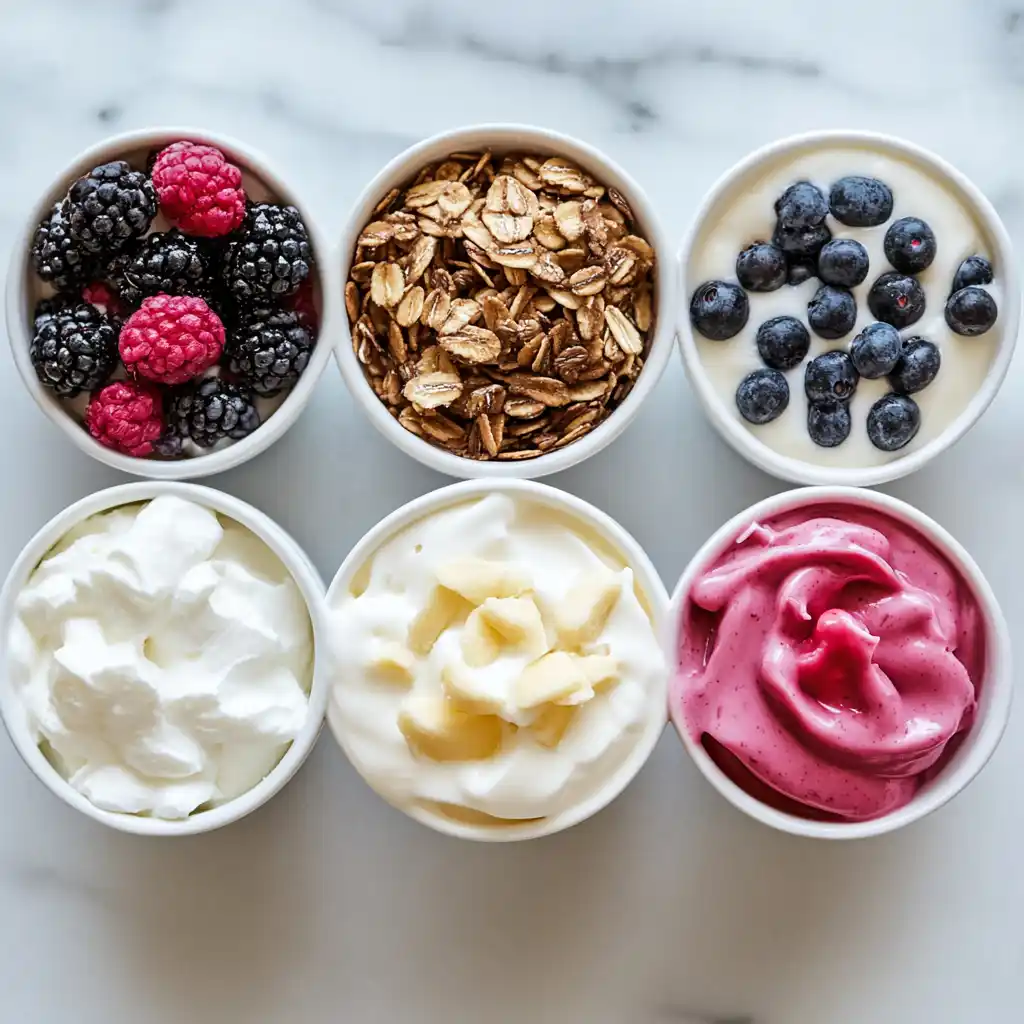 Greek yogurt and dairy-free options for smoothies