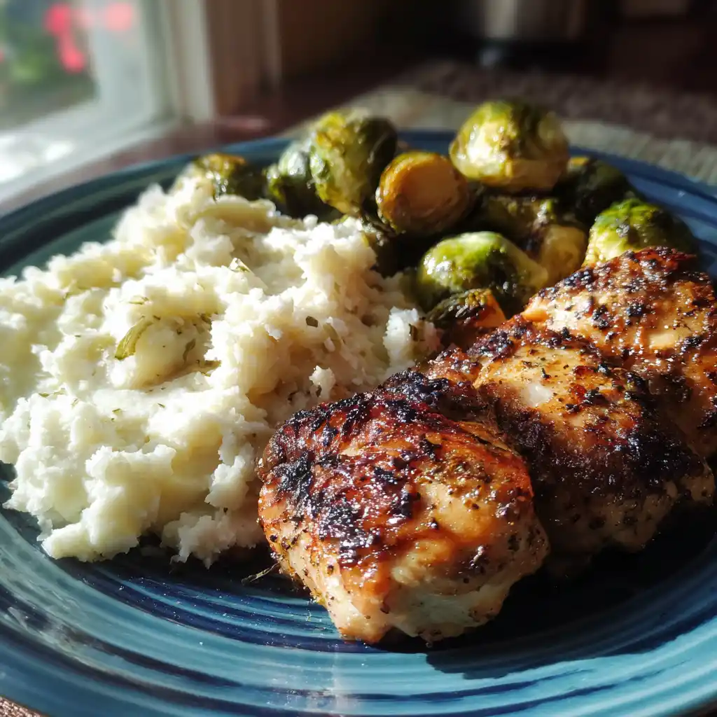baked boneless chicken thighs with sides