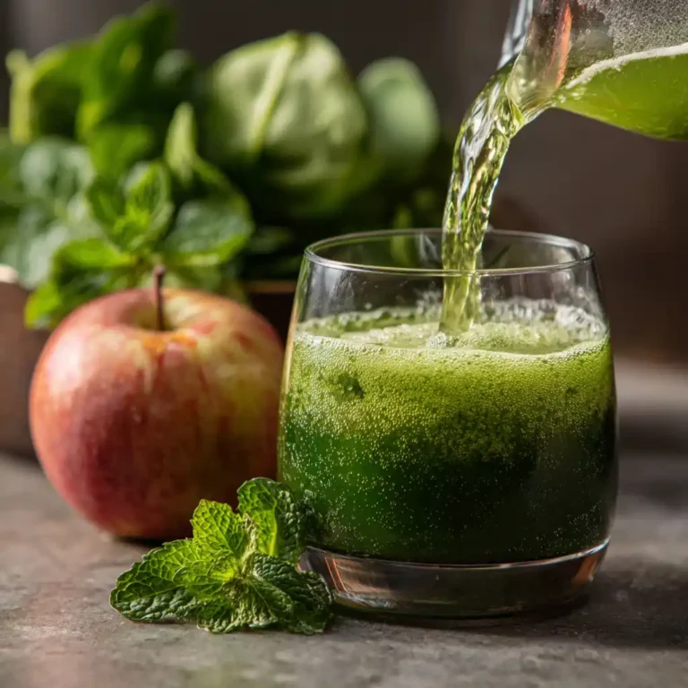 homemade green juice detox recipe