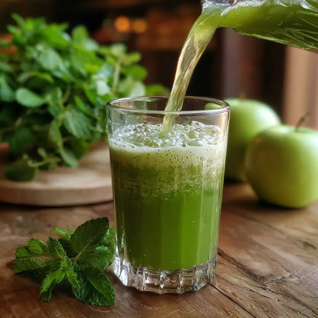 homemade green juice detox recipe