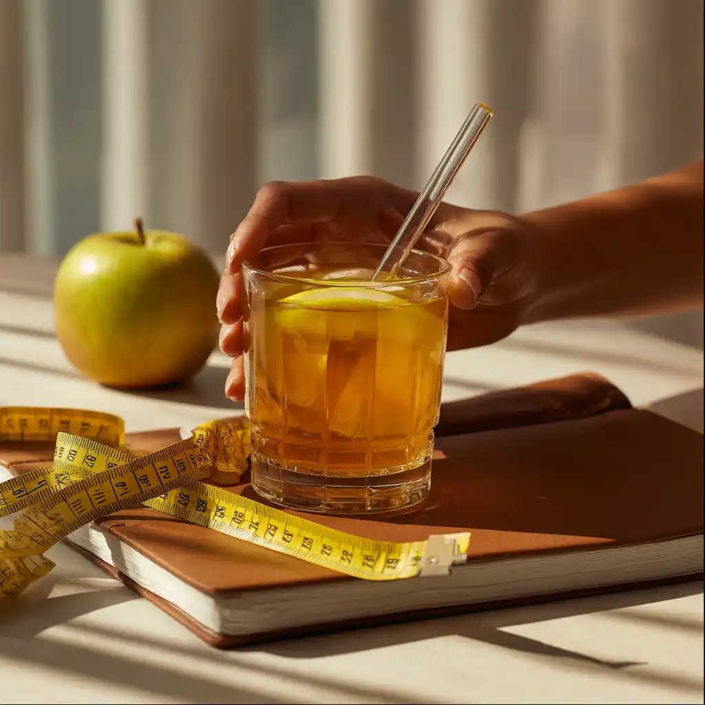Apple cider vinegar detox drink for belly fat and metabolism
