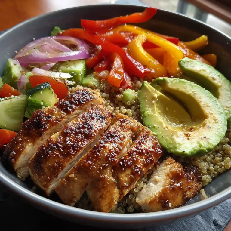 Natural Mounjaro recipe with grilled chicken and vegetables