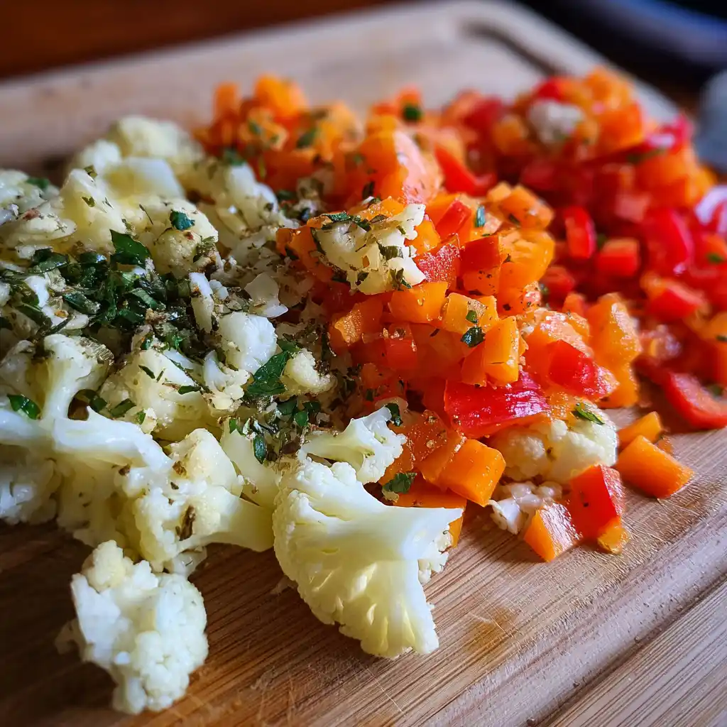Healthy vegetables used in giardiniera recipe