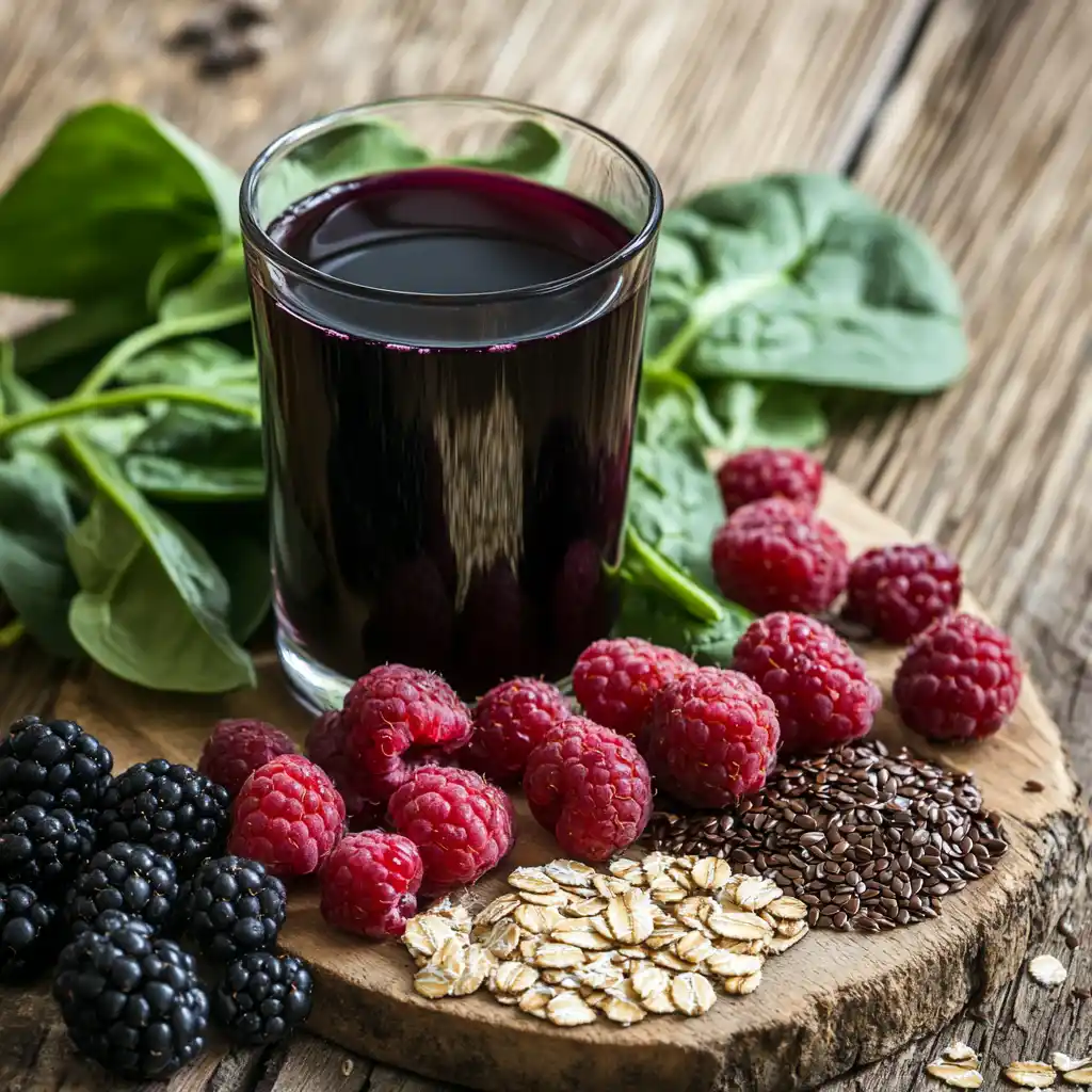 high fiber foods with prune juice for constipation relief