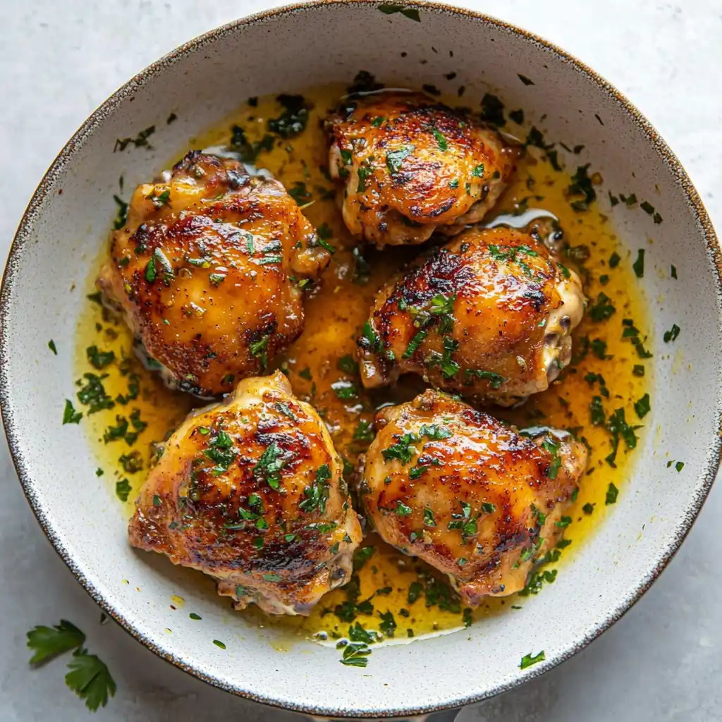 Cooking boneless chicken thigh recipes in skillet
