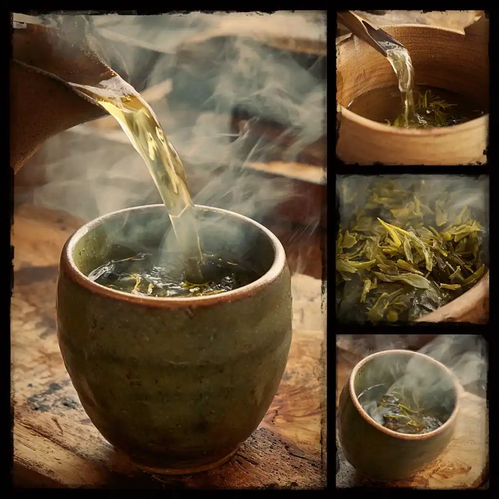 Brewing process of Japanese Mounjaro tea