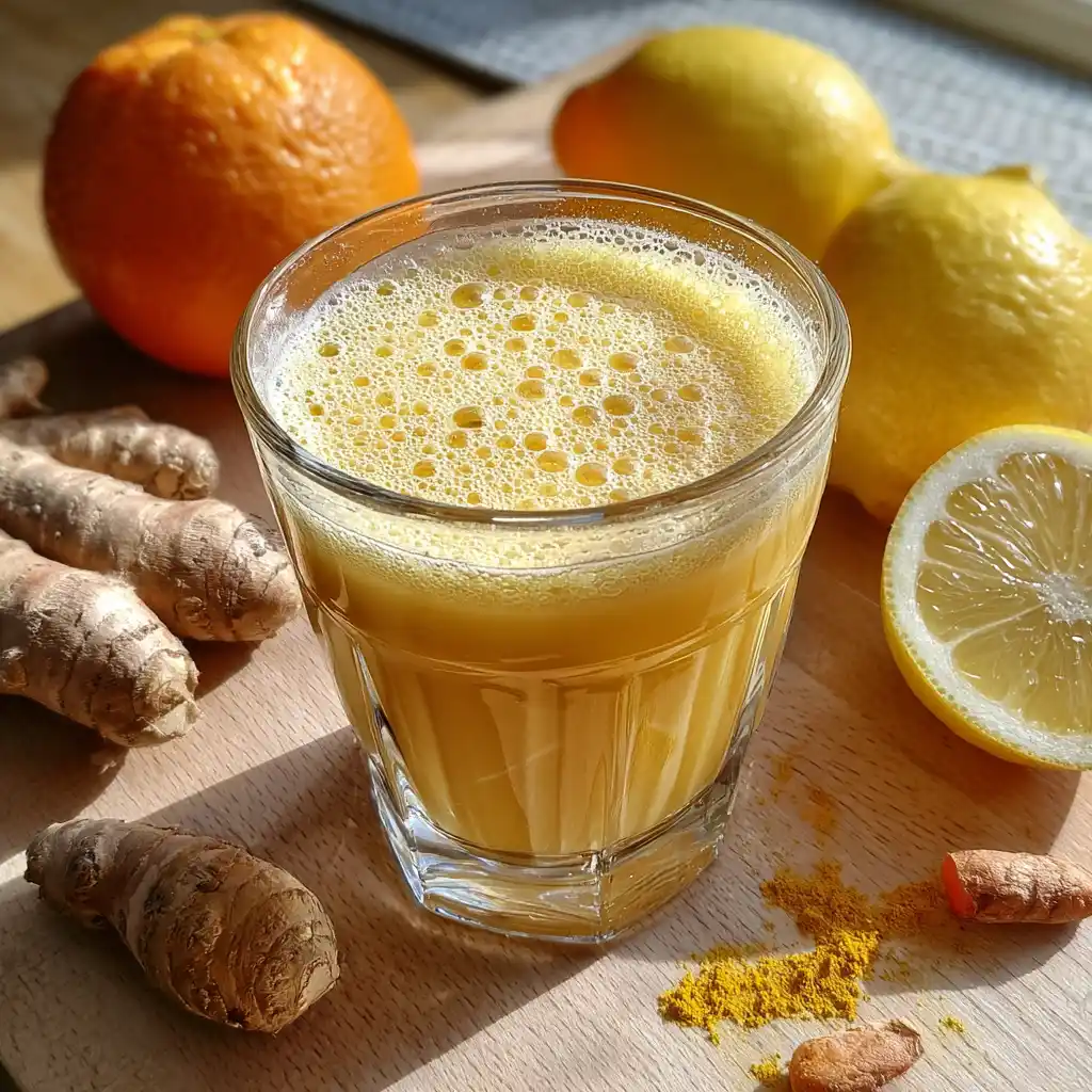 zepbound natural recipe drink with lemon, ginger, and ACV