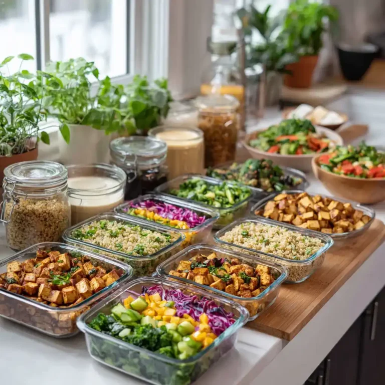 Plant based meal prep