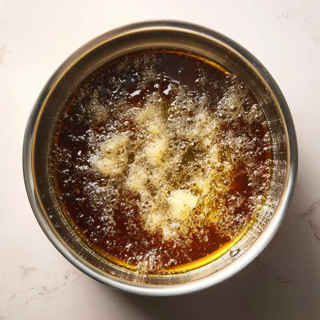 butter melting in prune juice recipe step